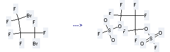 Propane,1,3-dibromo-1,1,2,2,3,3-hexafluoro- can be used to produce 1,3-bis(fluorosulfonyloxy)hexafluoropropane